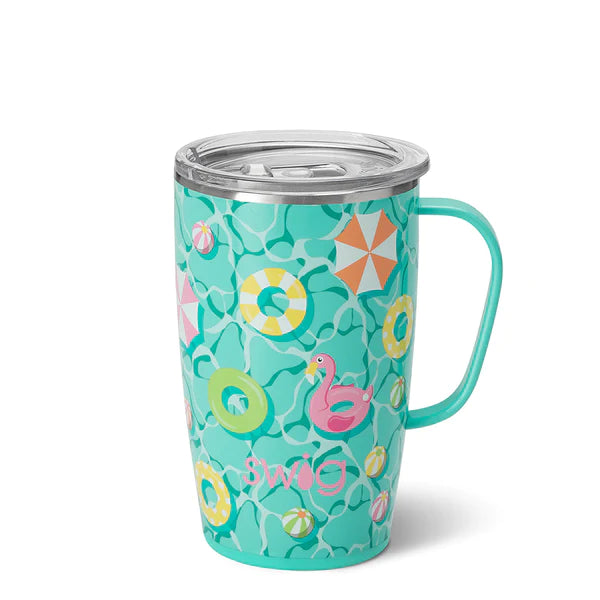 18 oz. swig life over the rainbow travel mug