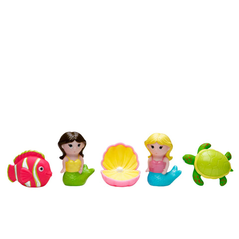 Elegant Baby Mermaid Party Squirtie Bath Toys