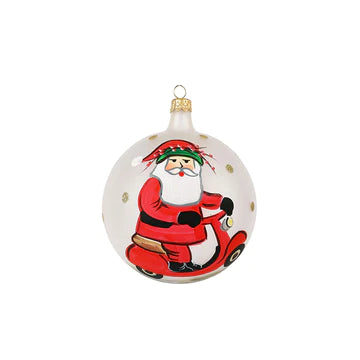 Vietri Old St. Nick Vespa Ornament