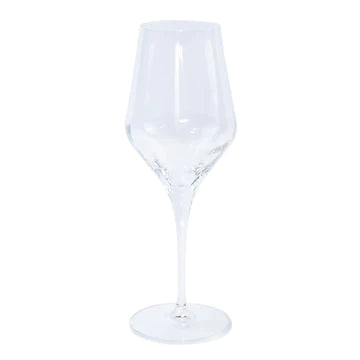 Vietri Contessa Clear Water Glass