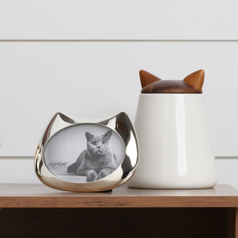 Nambe’ Cat Treat Jar