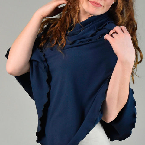 Angelrox Flirt Dress/Skirt/Cape/Poncho Navy