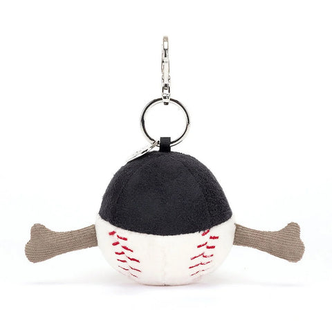 JELLYCAT AMUSEABLE SPORTS BASEBALL BAG CHARM