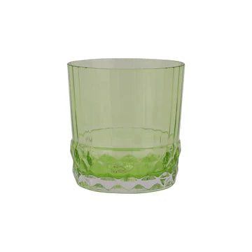 Vietri Deco Green Short Tumbler