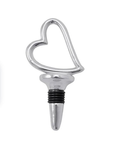 Mariposa Heart Bottle Stopper