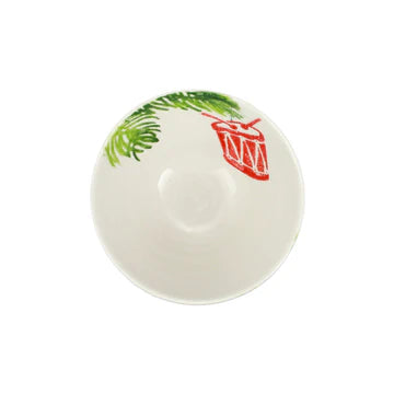 Vietri Nutcrackers Drum Cereal Bowl