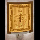 The Porcelain Garden Queen Bee Curved Night Light