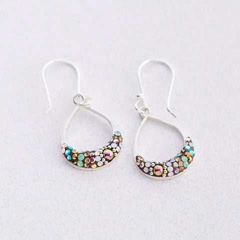 Mosaico Moon Drop Earrings