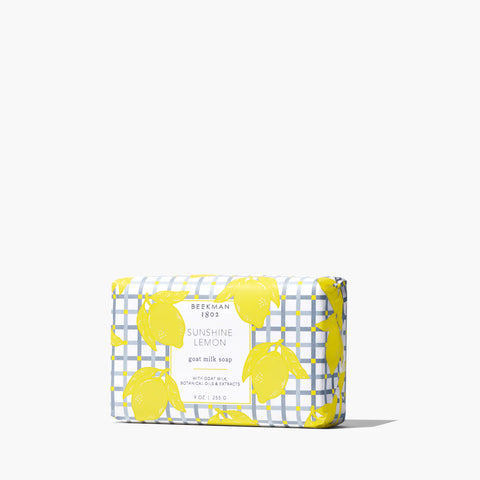 Beekman 1802 Sunshine Lemon Goat Milk Bar Soap 9 oz