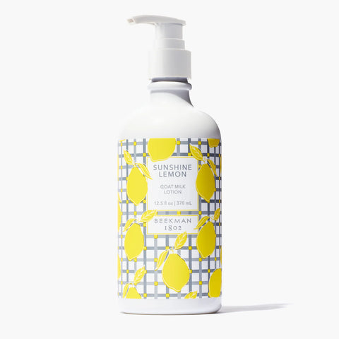 Beekman 1802 Sunshine Lemon Goat Milk Lotion 12.5 fl oz