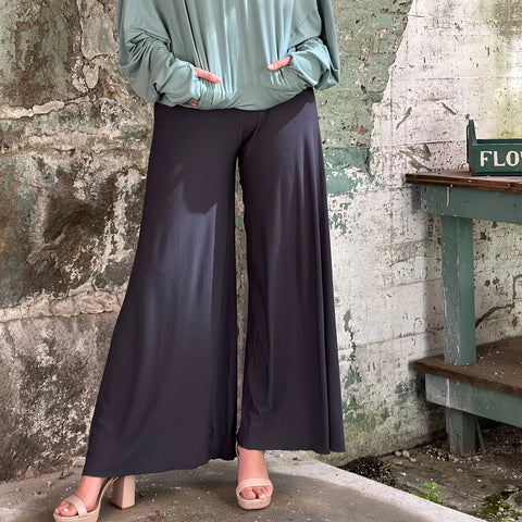 Angelrox Palazzo Pants Tissue Carbon