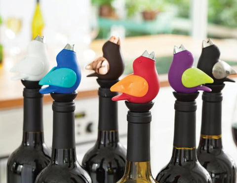 ChirpyTop™ Wine Pourer Red/Black