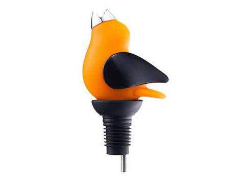 ChirpyTop™ Wine Pourer Orange/Black