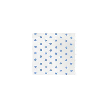 Vietri Papersoft Dot Cocktail Napkins - Light Blue