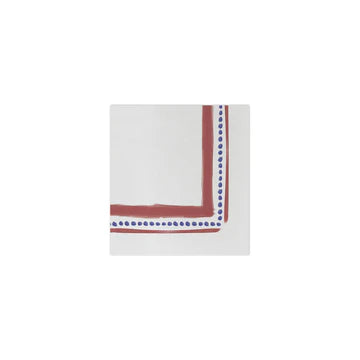 Vietri Papersoft Campagna Cocktail Napkins - Red