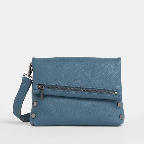 Hammitt VIP Medium Curated Blue/Gunmetal Crossbody Clutch