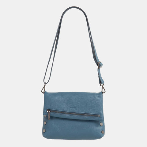 Hammitt VIP Medium Curated Blue/Gunmetal Crossbody Clutch