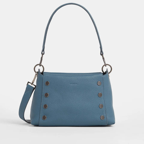 Hammitt Bryant Medium Curated Blue/Gunmetal Shoulder Bag