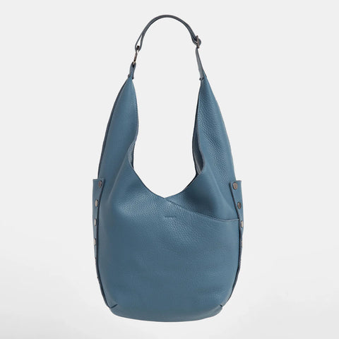 Hammitt Tom Zip Curated Blue/Gunmetal Shoulder Bag