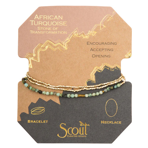 Scout Delicate Stone African Turquoise - Stone of Transformation