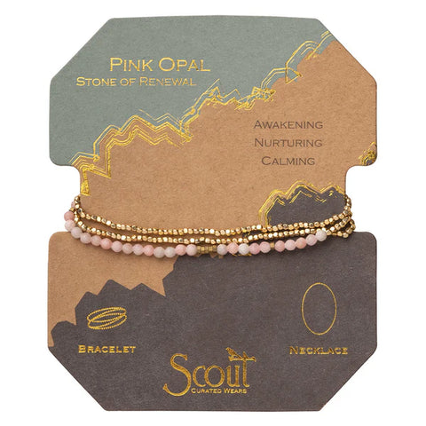 Scout Delicate Stone Pink Opal - Stone of Renewal