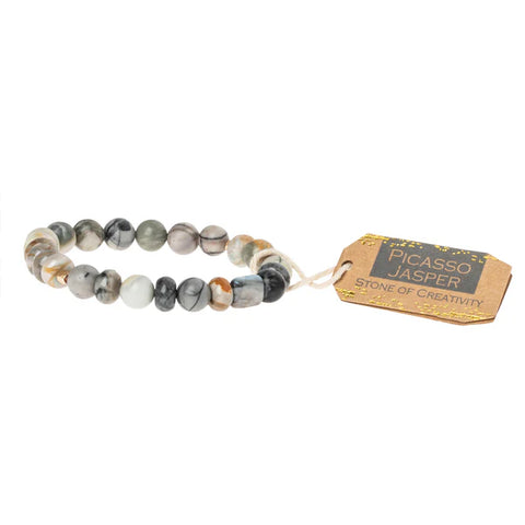 Scout Stone Stack Bracelet Picasso Jasper - Stone of Creativity