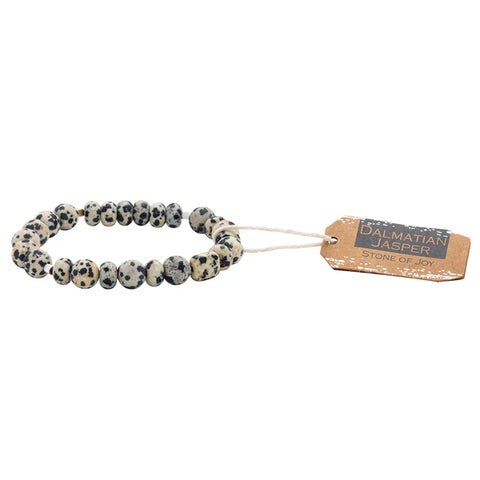 Scout Stone Stack Bracelet Dalmatian Jasper - Stone of Joy