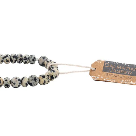 Scout Stone Stack Bracelet Dalmatian Jasper - Stone of Joy