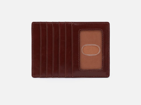 Hobo EURO SLIDE Card Case Chocolate 