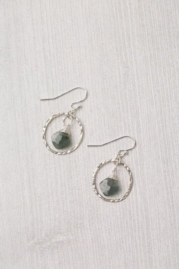 Anne Vaughan Resilience Labradorite Statement Earrings