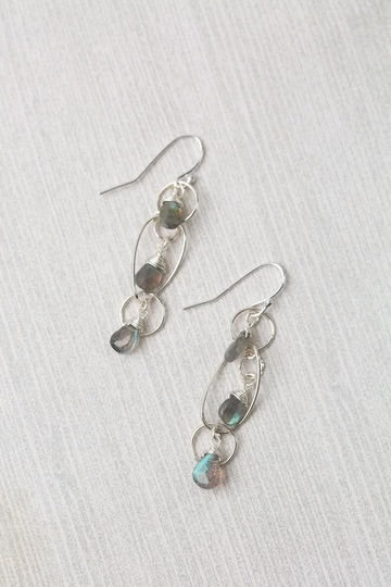 Anne Vaughan Resilience Labradorite Dangle Earrings