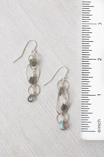 Anne Vaughan Resilience Labradorite Dangle Earrings