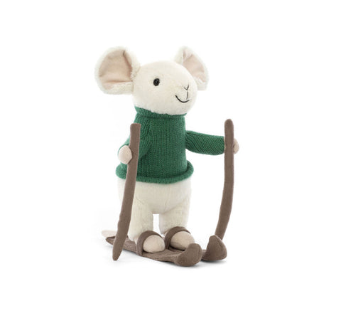 JELLYCAT MERRY MOUSE SKIING