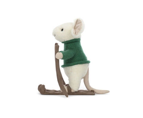 JELLYCAT MERRY MOUSE SKIING