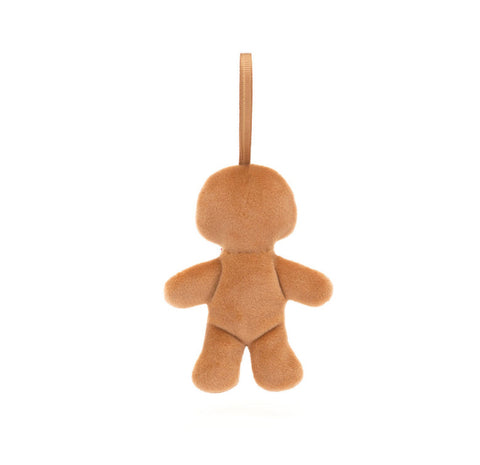 JELLYCAT FESTIVE FOLLY GINGERBREAD FRED ORNAMENT