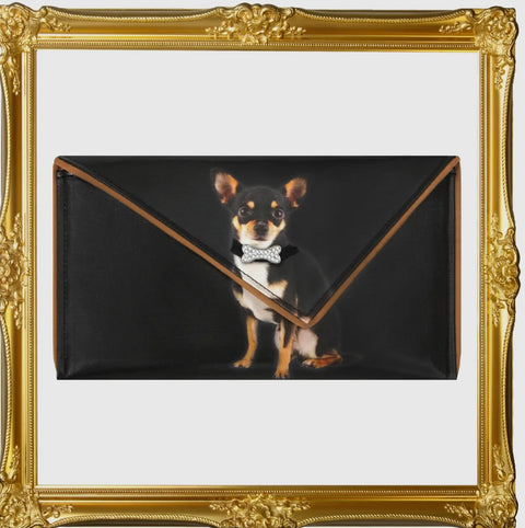 Kent Stetson Tri Colored Chihuahua Handbag