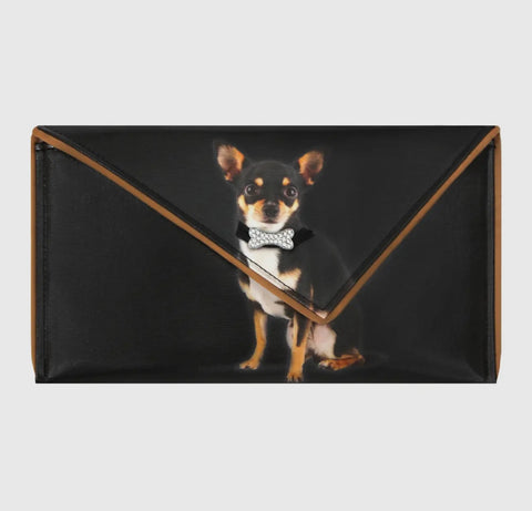 Kent Stetson Tri Colored Chihuahua Handbag