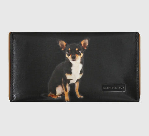 Kent Stetson Tri Colored Chihuahua Handbag