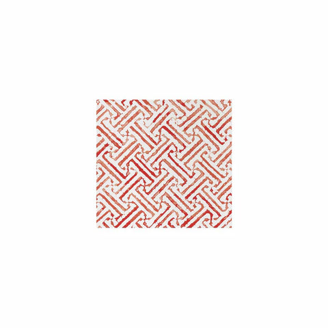 Vietri Papersoft Napkins Greek Key Red Cocktail Napkins - Pack of 20