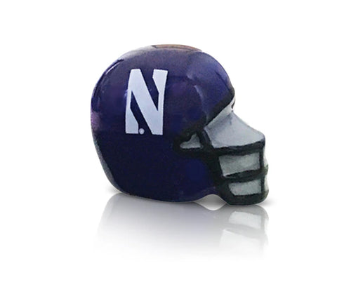 Nora Fleming Northwestern Helmet Mini