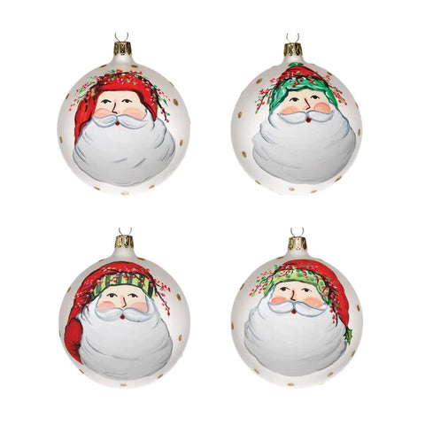 Vietri Old St. Nick Assorted Ornament - Set Of 4