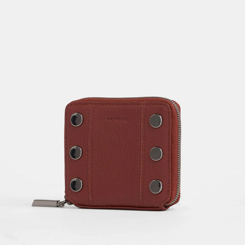 Hammitt 5 North Baroque Brown/Gunmetal Leather Wallet