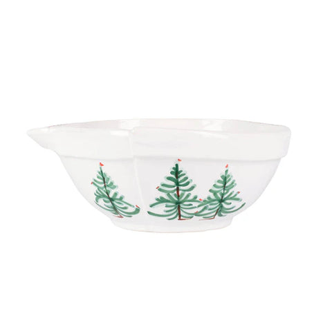 Vietri Lastra Holiday Medium Mixing Bowl