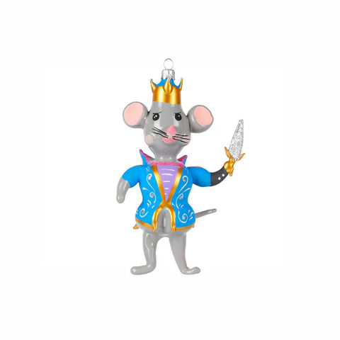 Vietri Nutcrackers Figural Mouse King Ornament