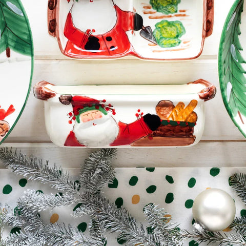 Vietri Old St. Nick Loaf Pan