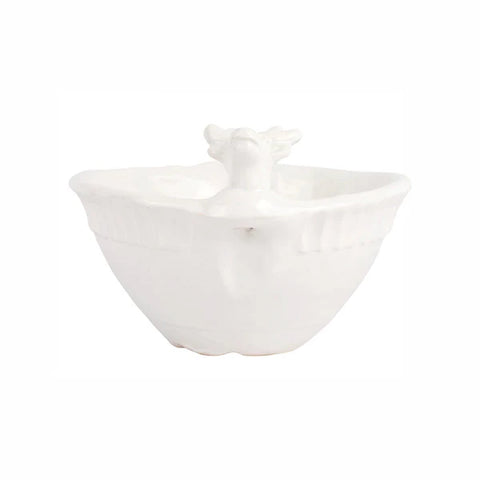 Vietri Pietra Natale Figural Deer Deep Bowl