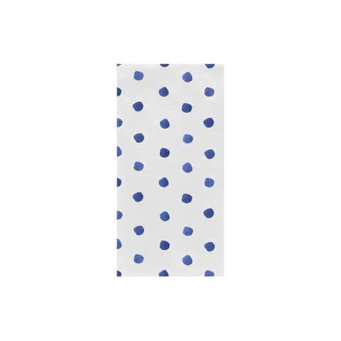 Vietri Papersoft Blue Dot Guest Towels - Pack of 20