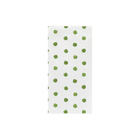 Vietri Papersoft Green Dot Guest Towels - Pack of 20