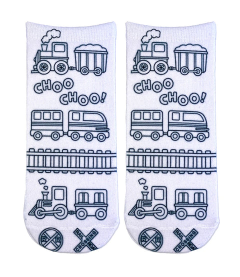 Living Royal Trains Coloring Socks