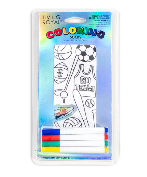 Living Royal Sports Coloring Socks